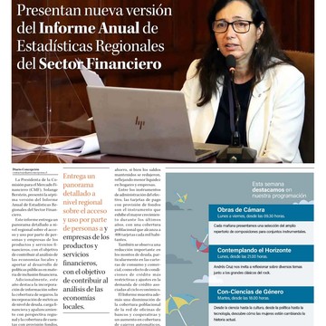 Presentan nueva versión del Informe Anual de Estadísticas Regionales del Sector Financiero